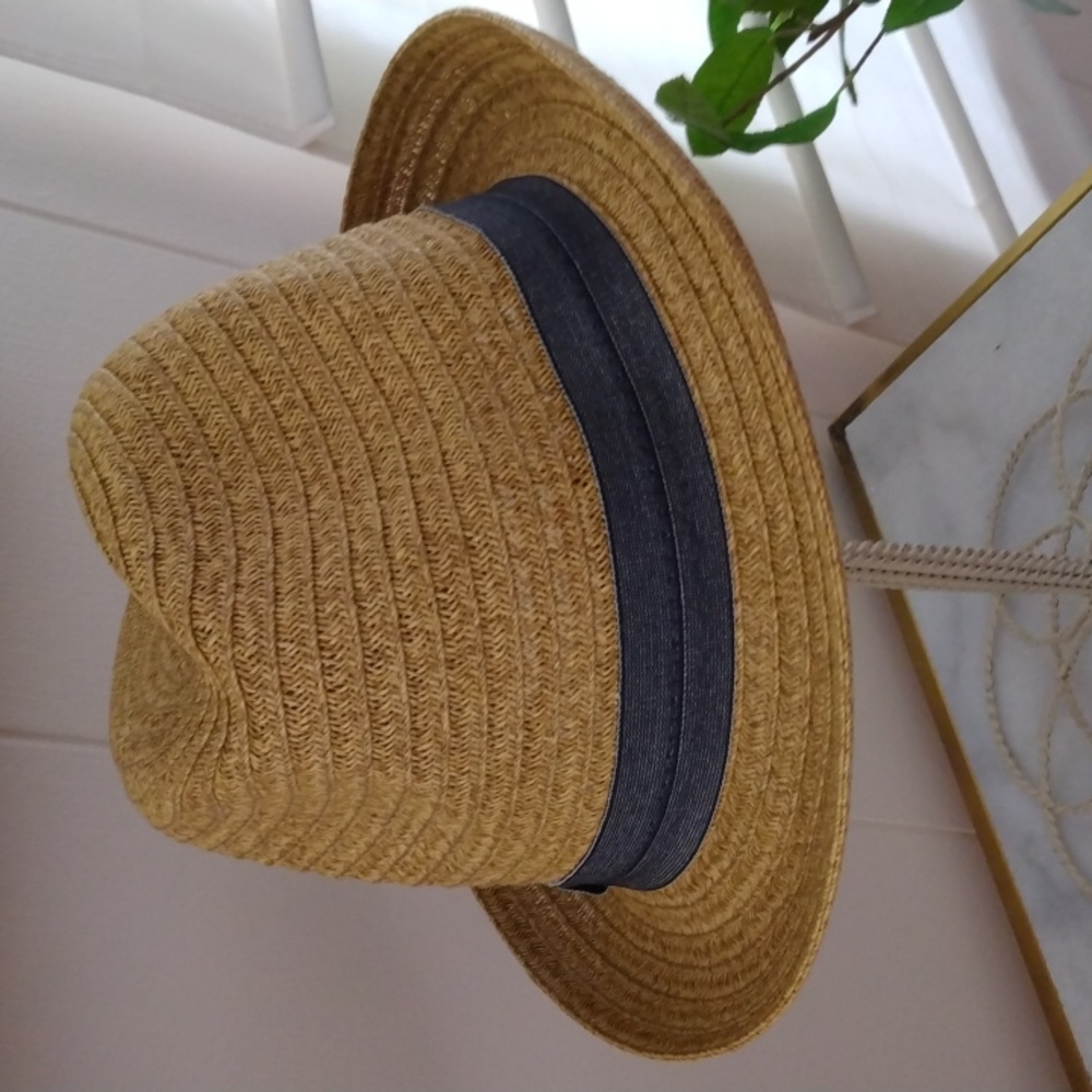 NWOT August Hat Company, Straw Fedora Hat